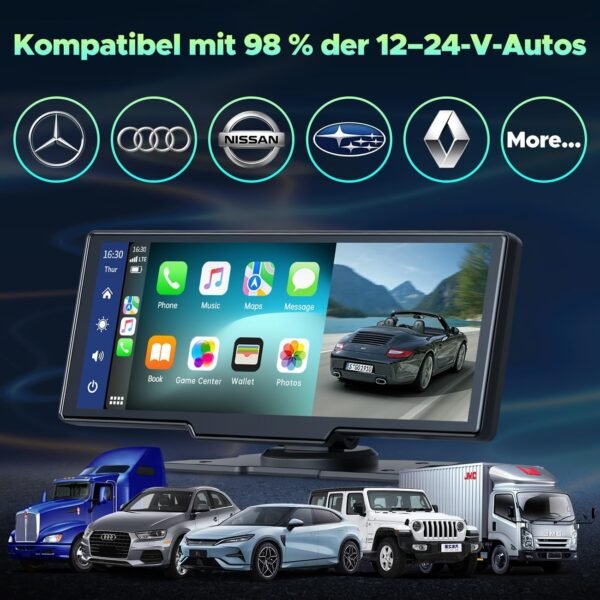 Avtoradio pametni zaslon (uporaben za 98 % vozil) - Slika 2