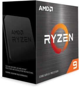 AMD Ryzen 9 5950X Processor (16C/32 T, 72 MB Cache, Max. Boost up to 4.9 GHz), Multi-Colour, Large