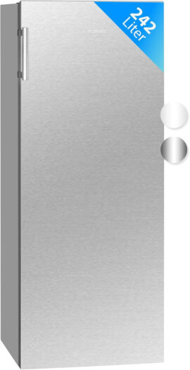 Bomann VS 7316 Full Room Fridge, Stainless steel