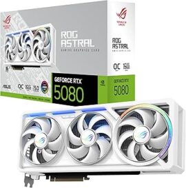 ASUS ROG Astral GeForce RTX 5080 16GB OC white edition