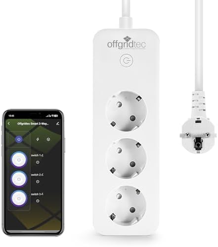 Offgridtec Smarte 3-Fach Steckdosenleiste 1,8m - slika 6