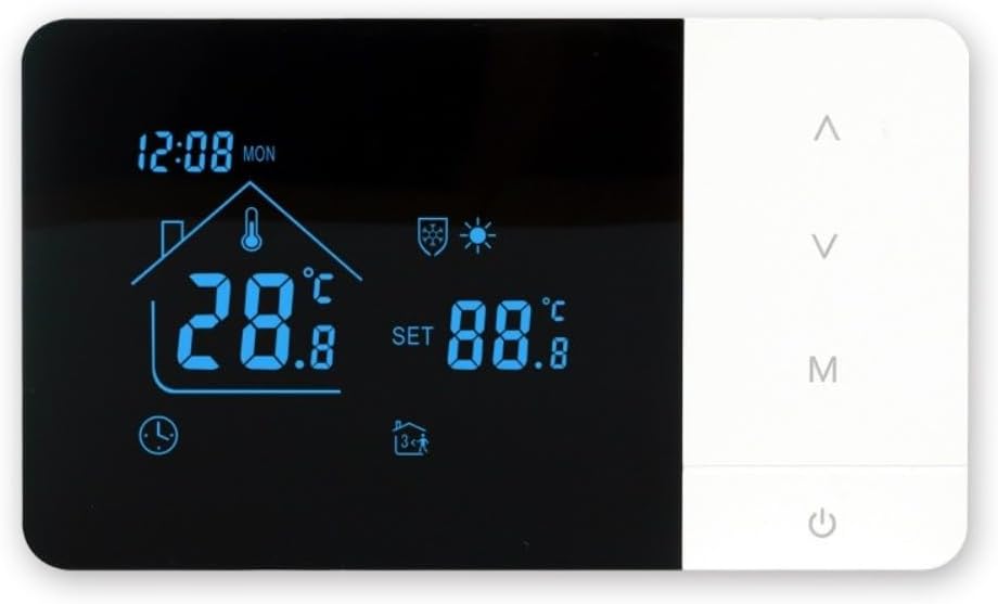 ZAMETTER Smart-Thermostat Wandmontage kabellos - slika 7