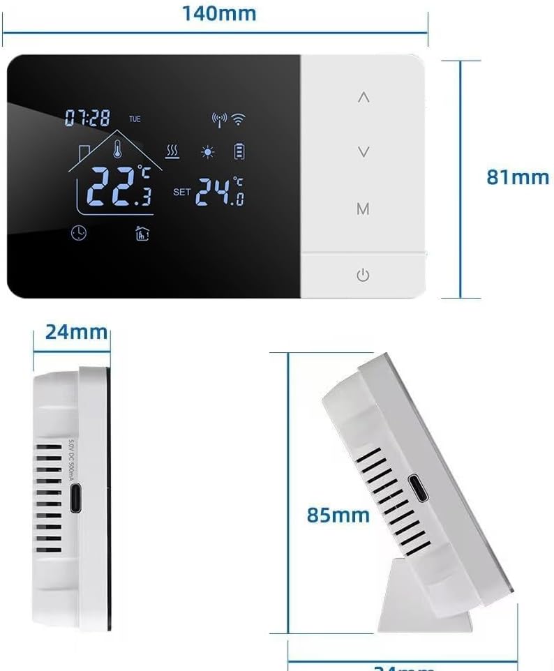 Aetluxery Tuya Smart WiFi Thermostat - slika 2