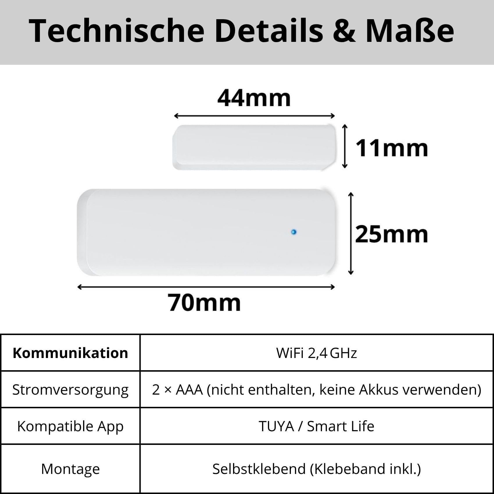 Sone Smart One Türsensor Alarm - slika 2