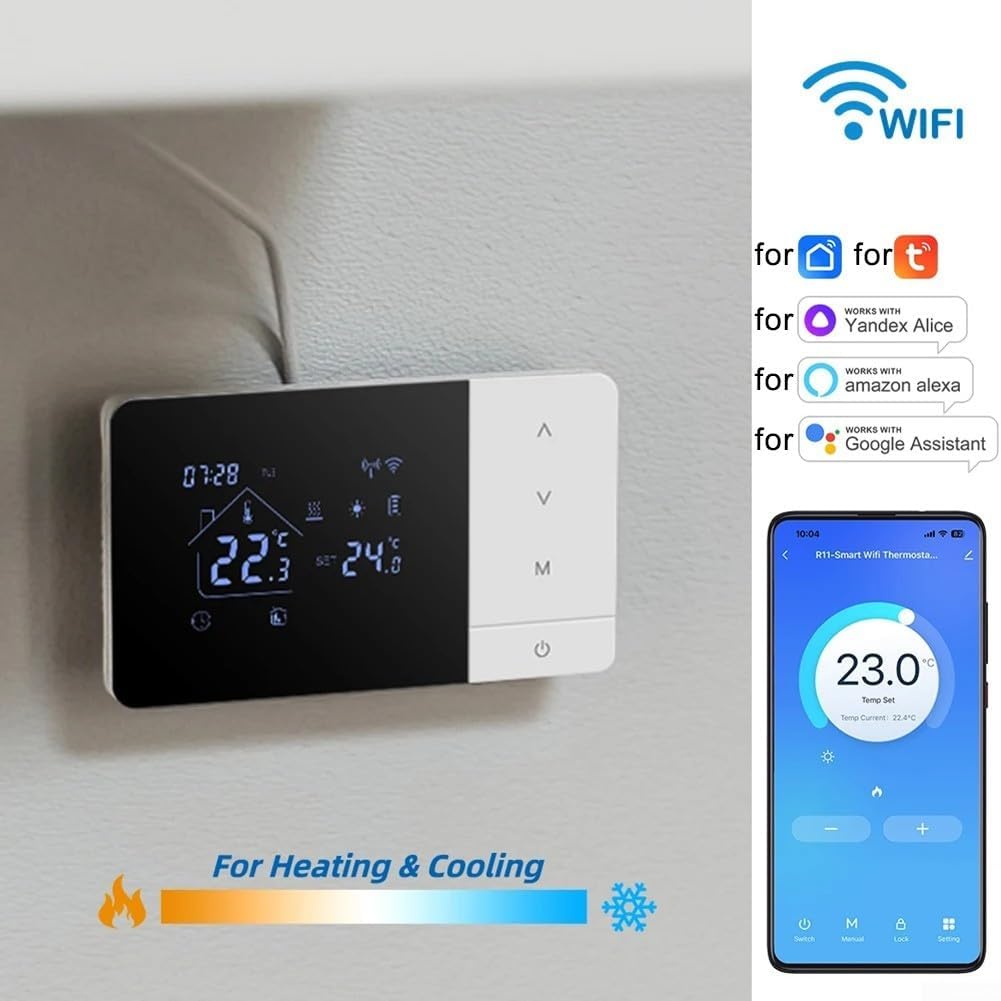 Aetluxery Tuya Smart WiFi Thermostat - slika 4