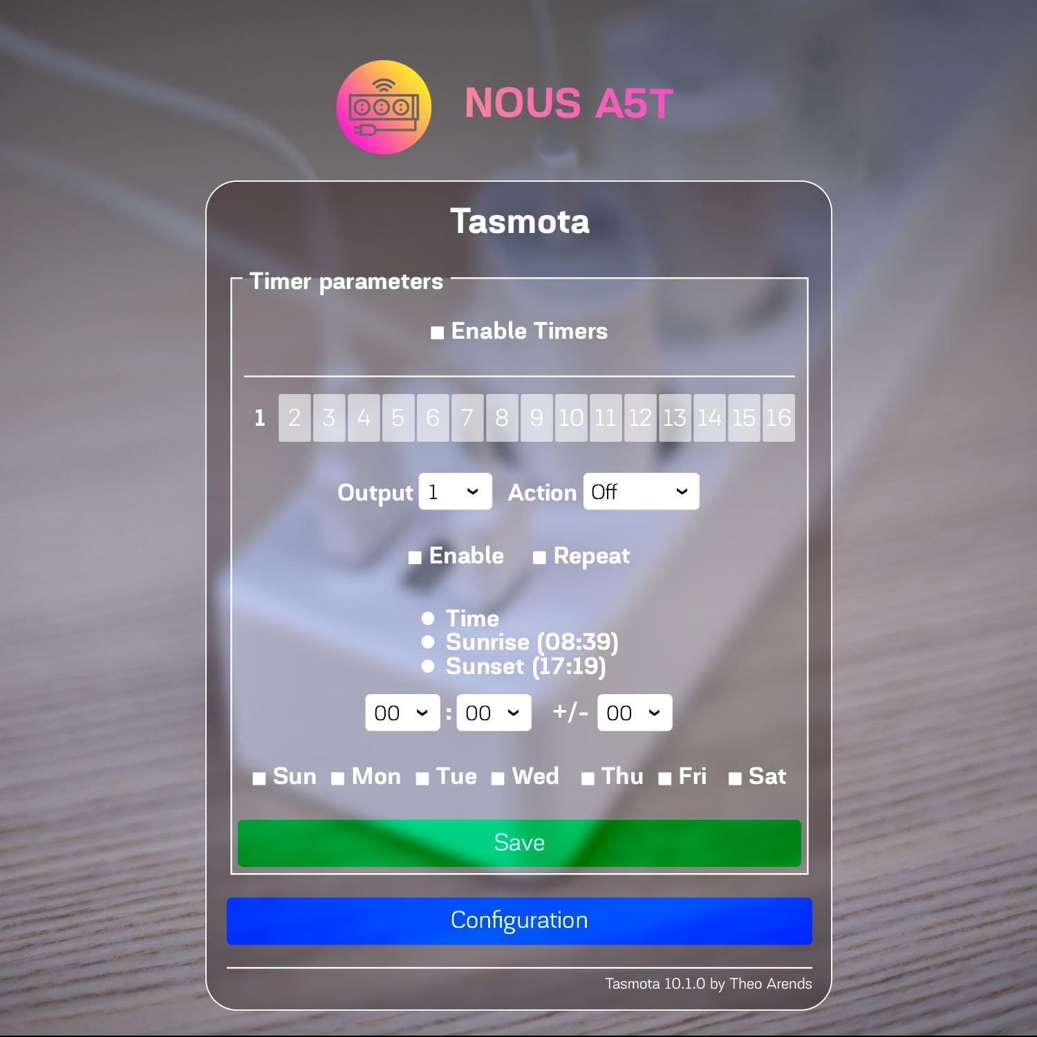 NOUS A5T Smart Power Strip 15A - slika 4