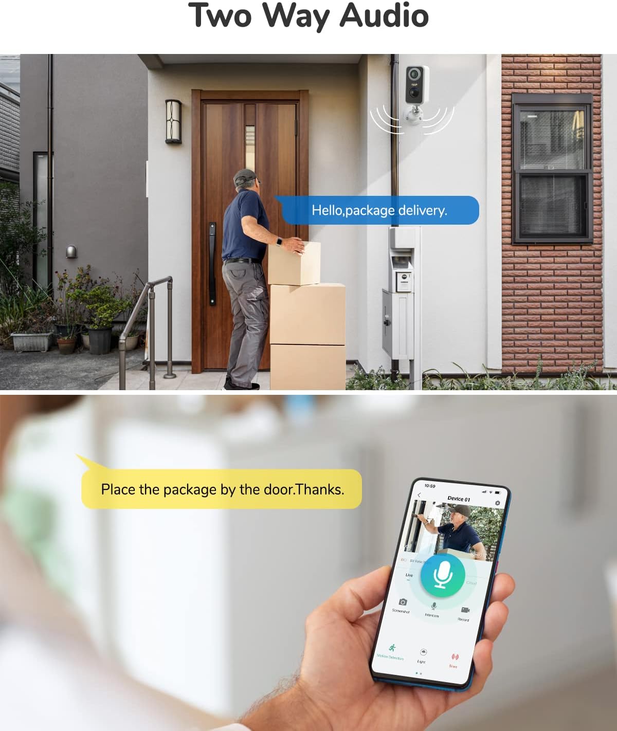 DEATTI 2K Wireless IP Camera - slika 5