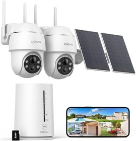 COOAU 2K Outdoor Surveillance Camera