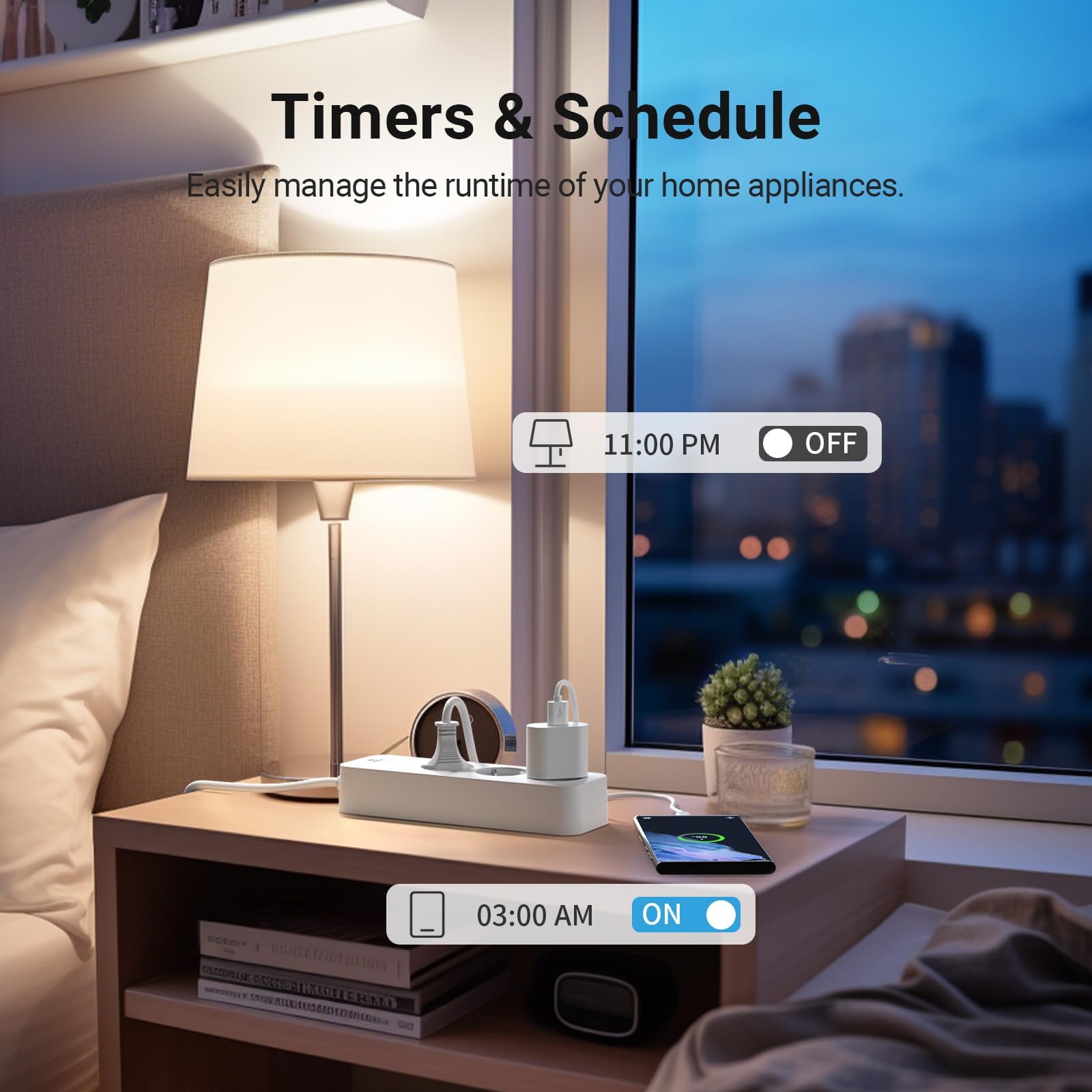 Eightree Smart WLAN Power Strip 3AC 16A - slika 6