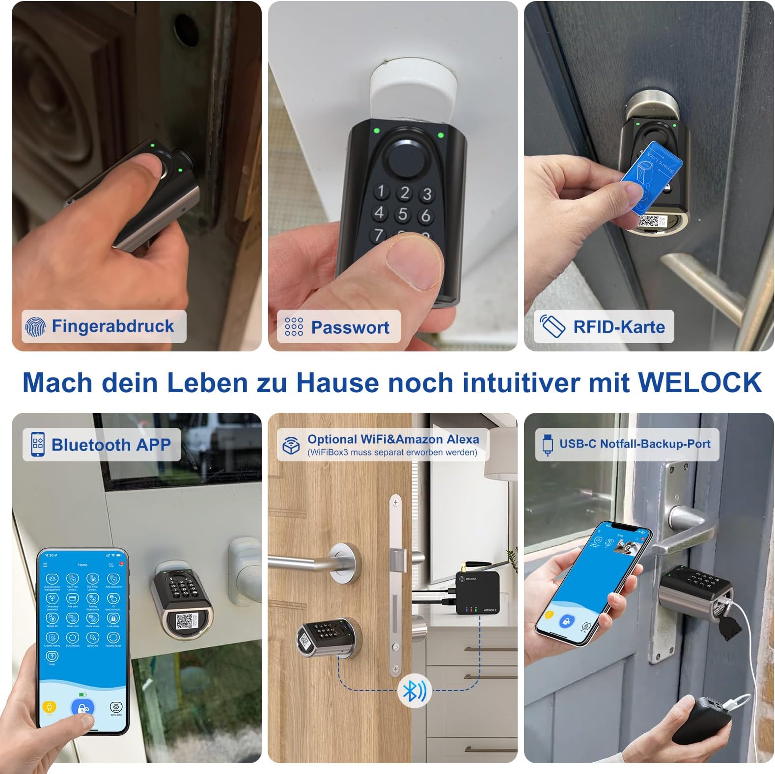 RUILON Welock ToucA51 Pro Smart Lock - slika 2