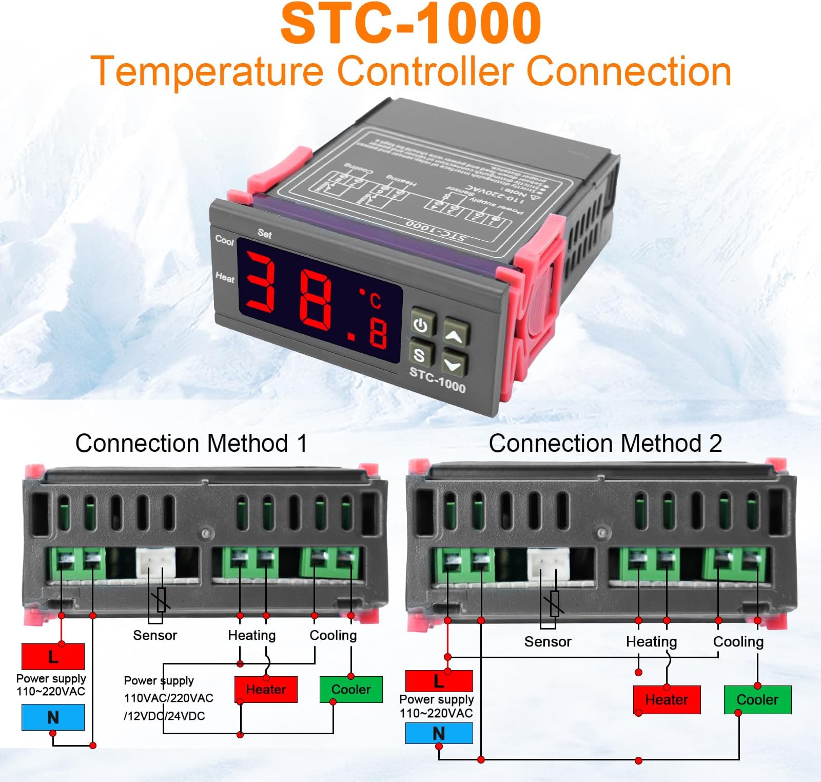 RUIZHI Temperature Controller 110-220V - slika 4