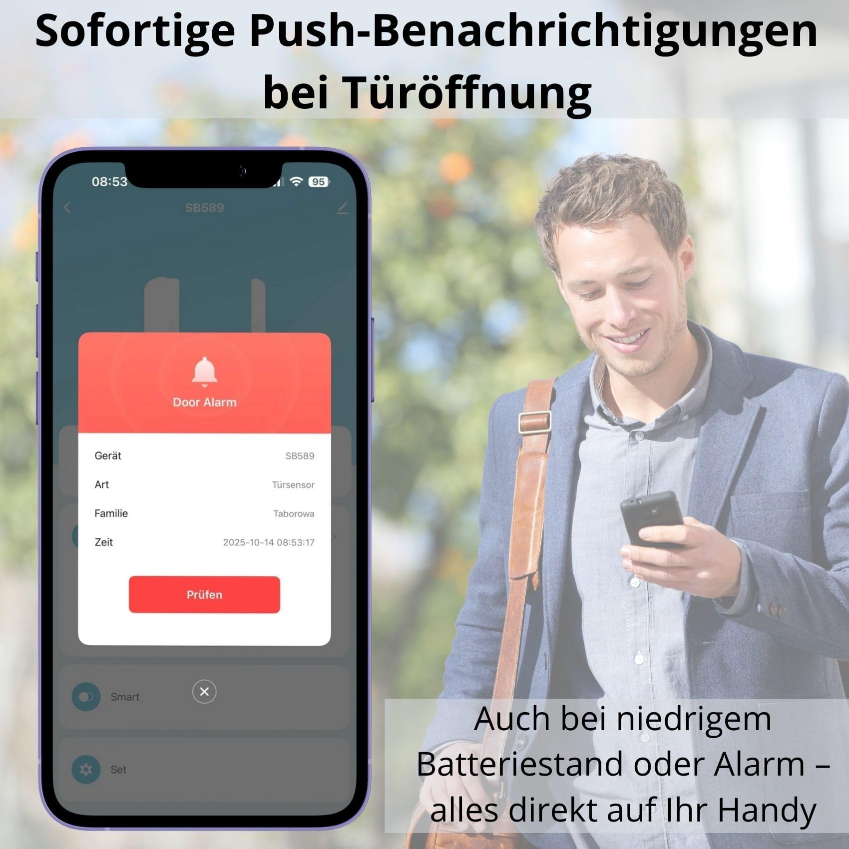 Sone Smart One Türsensor Alarm - slika 4