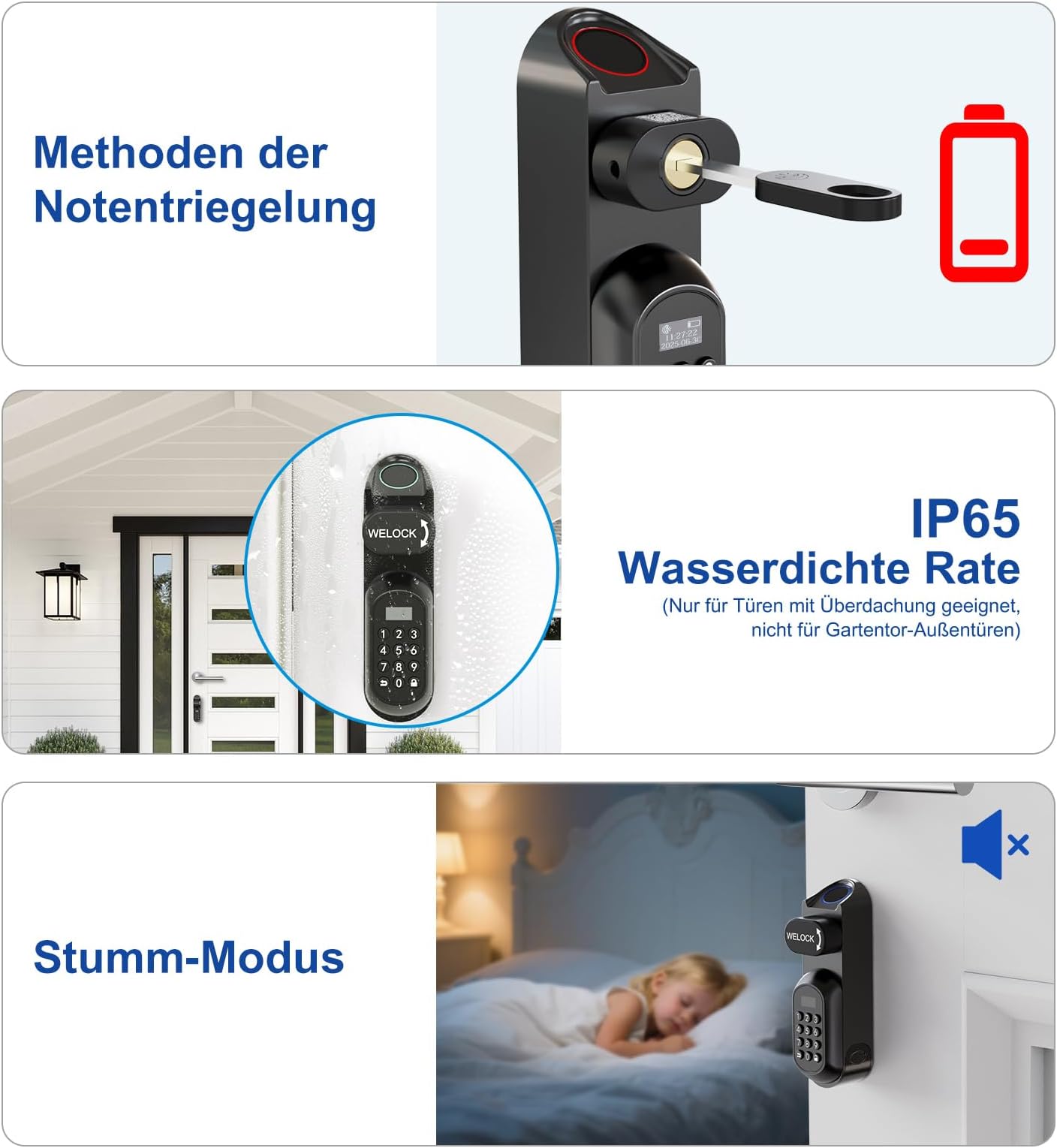 RUILON Welock U81 Smart Lock IP65 - slika 6