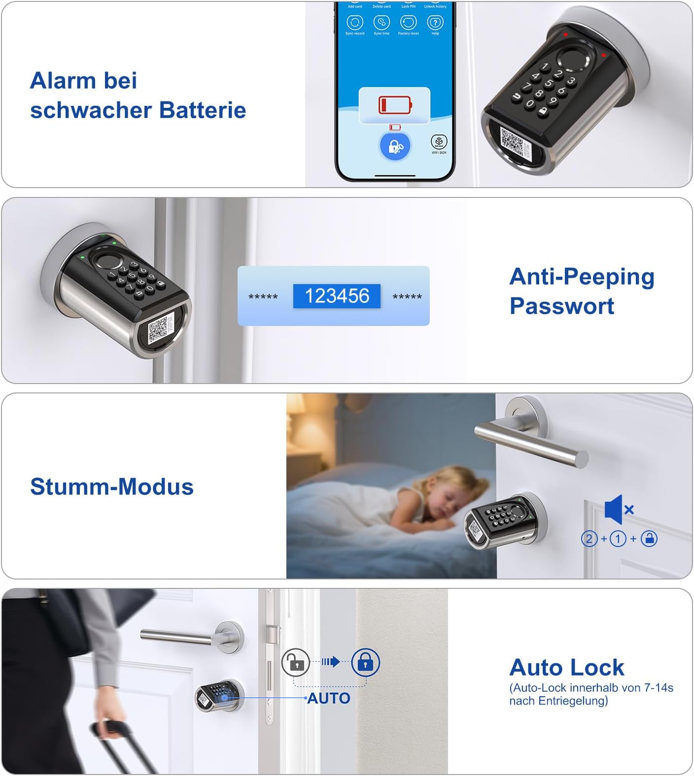 RUILON Welock ToucA51 Pro Smart Lock - slika 7