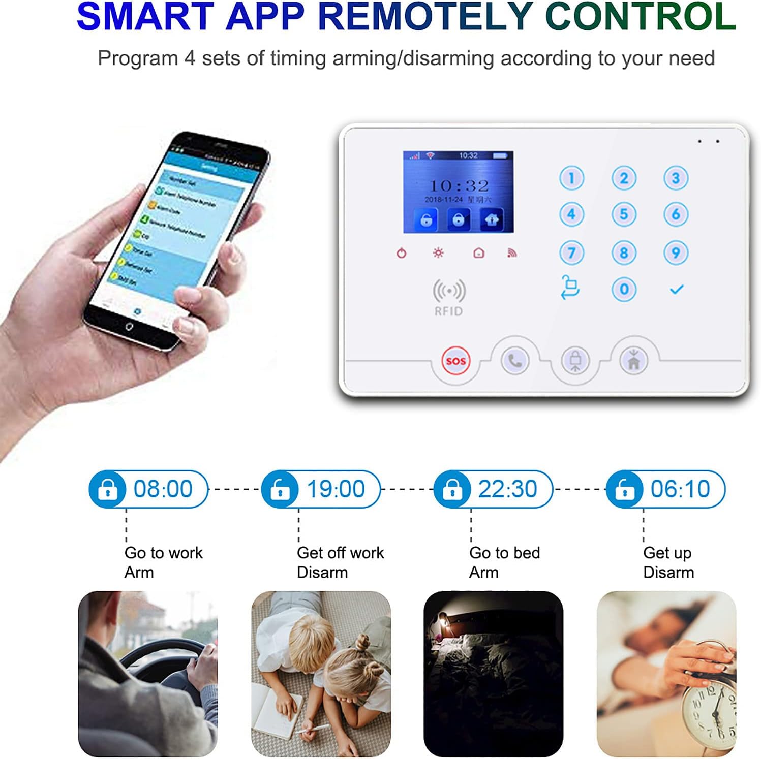 Wolf Guard W4Q-K2 WiFi 4G Alarm Kit - slika 3