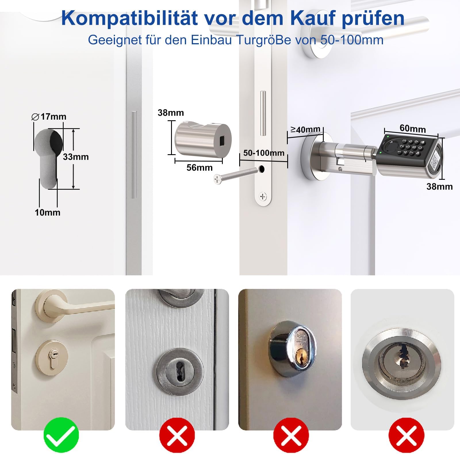 RUILON Welock ToucA51 Pro Smart Lock - slika 5