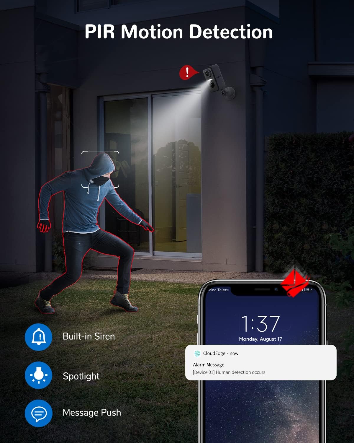 DEATTI 2K Wireless IP Camera - slika 3