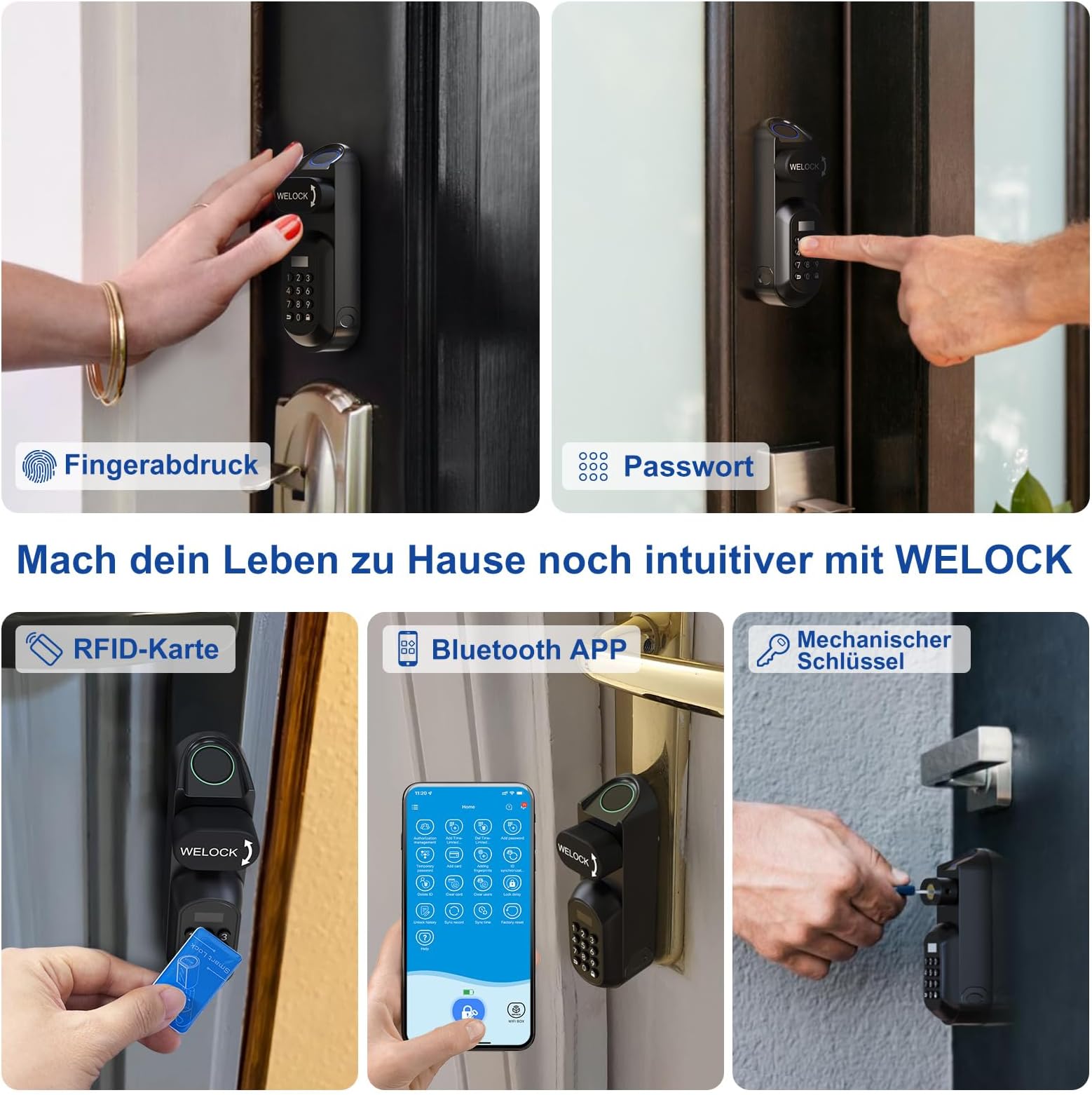 RUILON Welock U81 Smart Lock IP65 - slika 2
