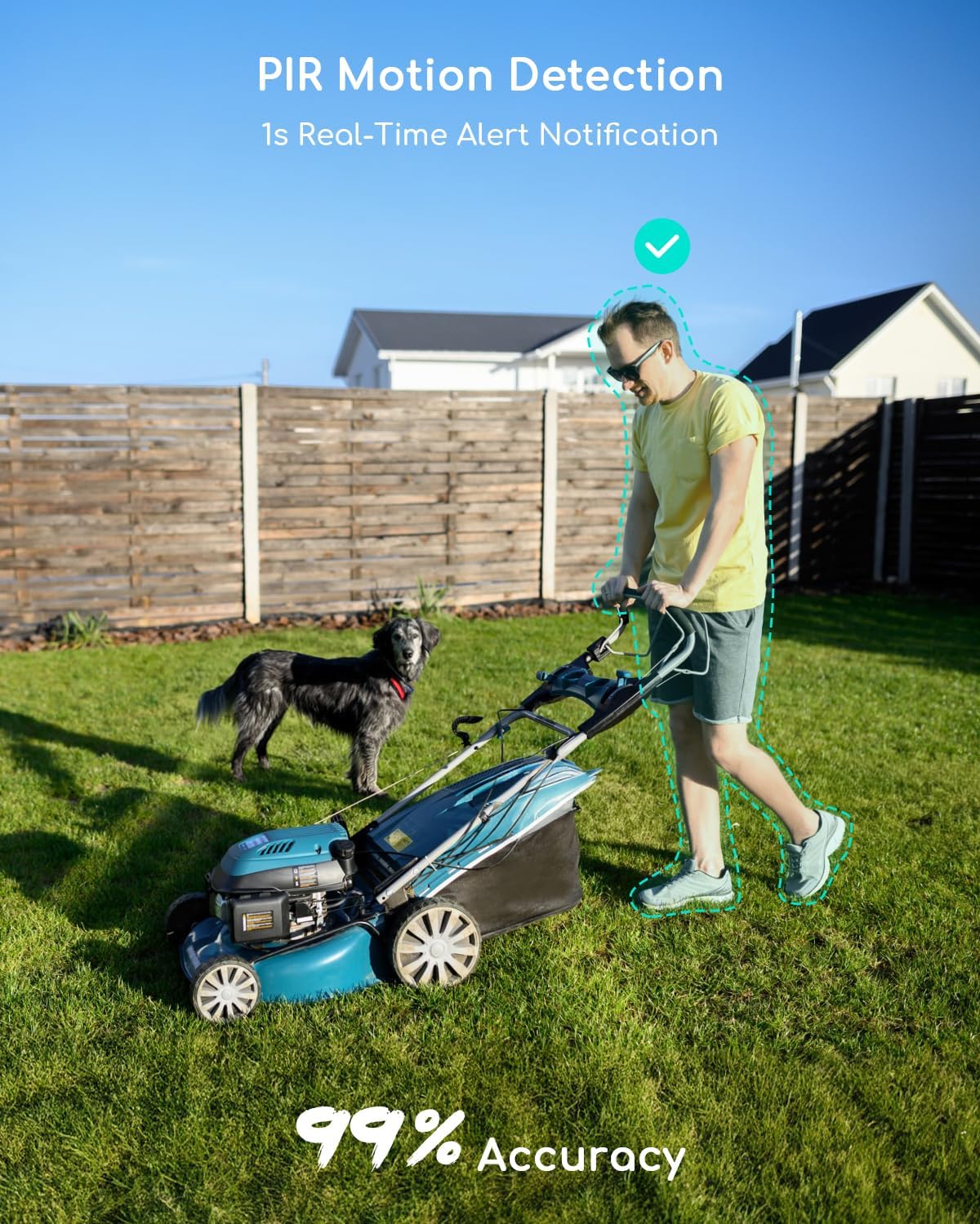 COOAU Outdoor Surveillance Camera 2K Solar - slika 6