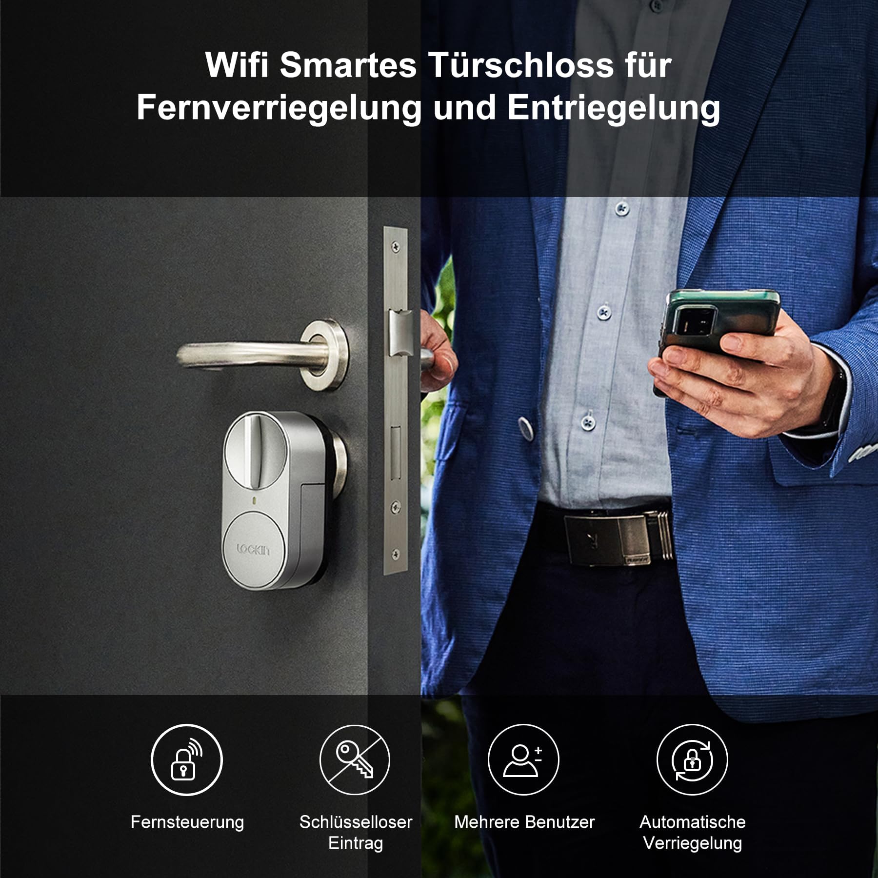 Lockin Smart Door Lock G30 WiFi - slika 3