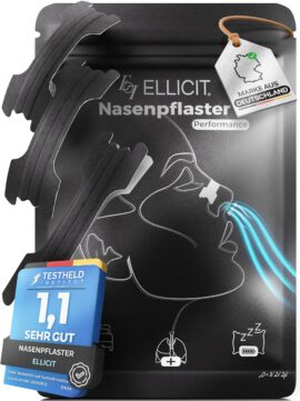 Ellicit Nasenpflaster Schwarz 30er Pack