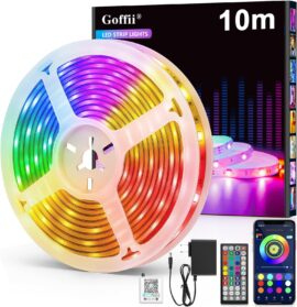 Goffii LED Strip 10m RGB Bluetooth