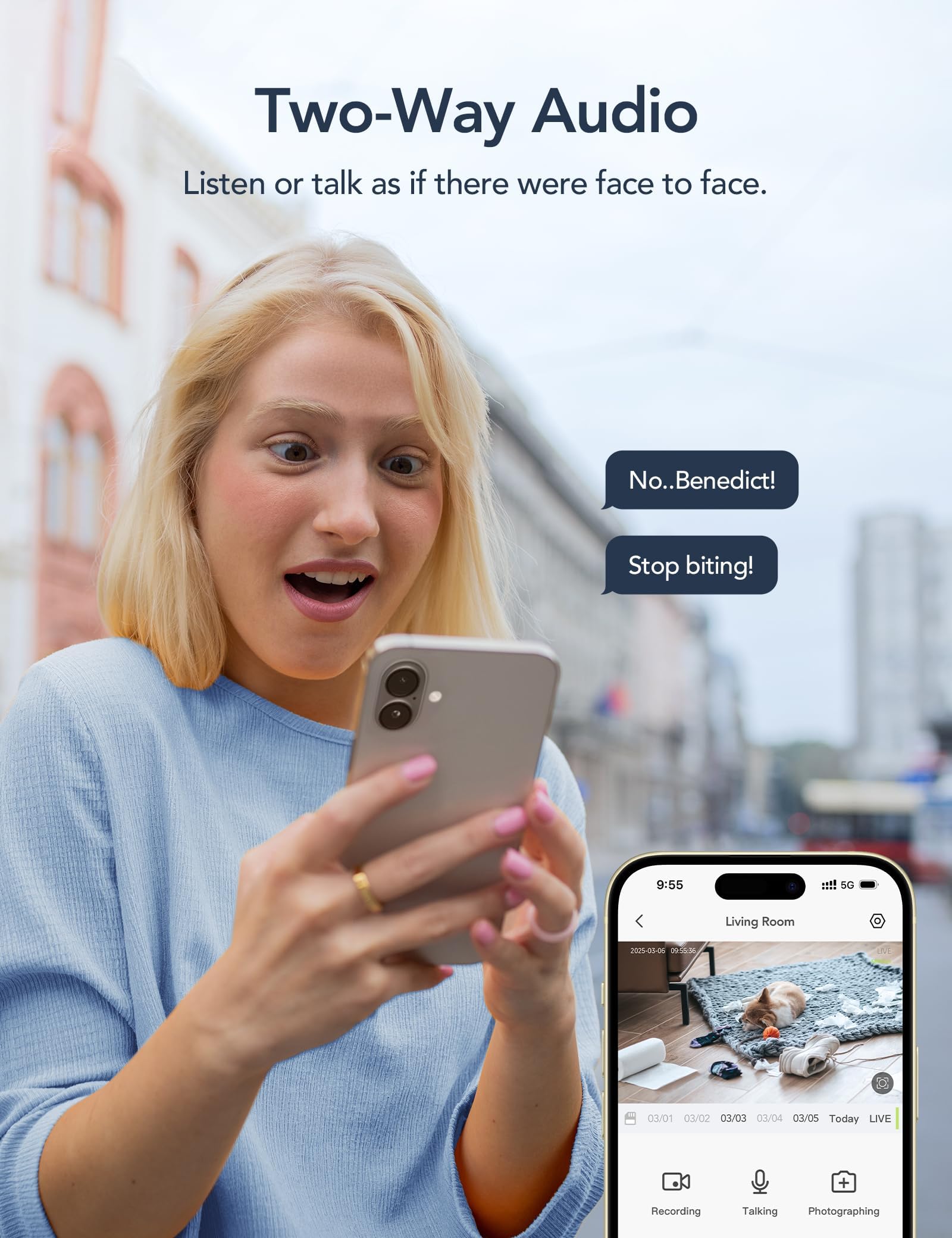 GNCC 2K 360° WiFi Camera - slika 4