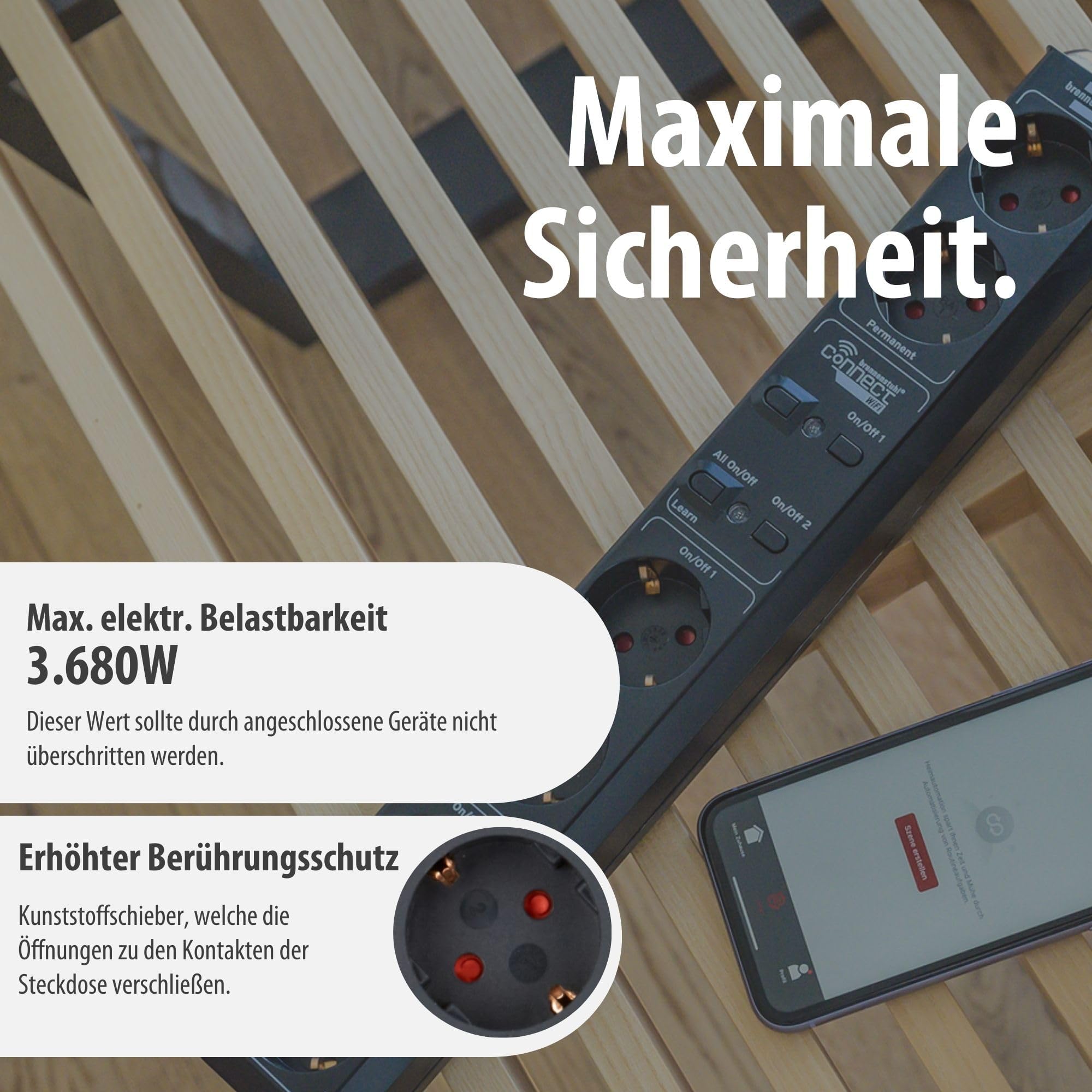 Brennenstuhl Connect Eco-Line 6-Way WiFi - slika 4