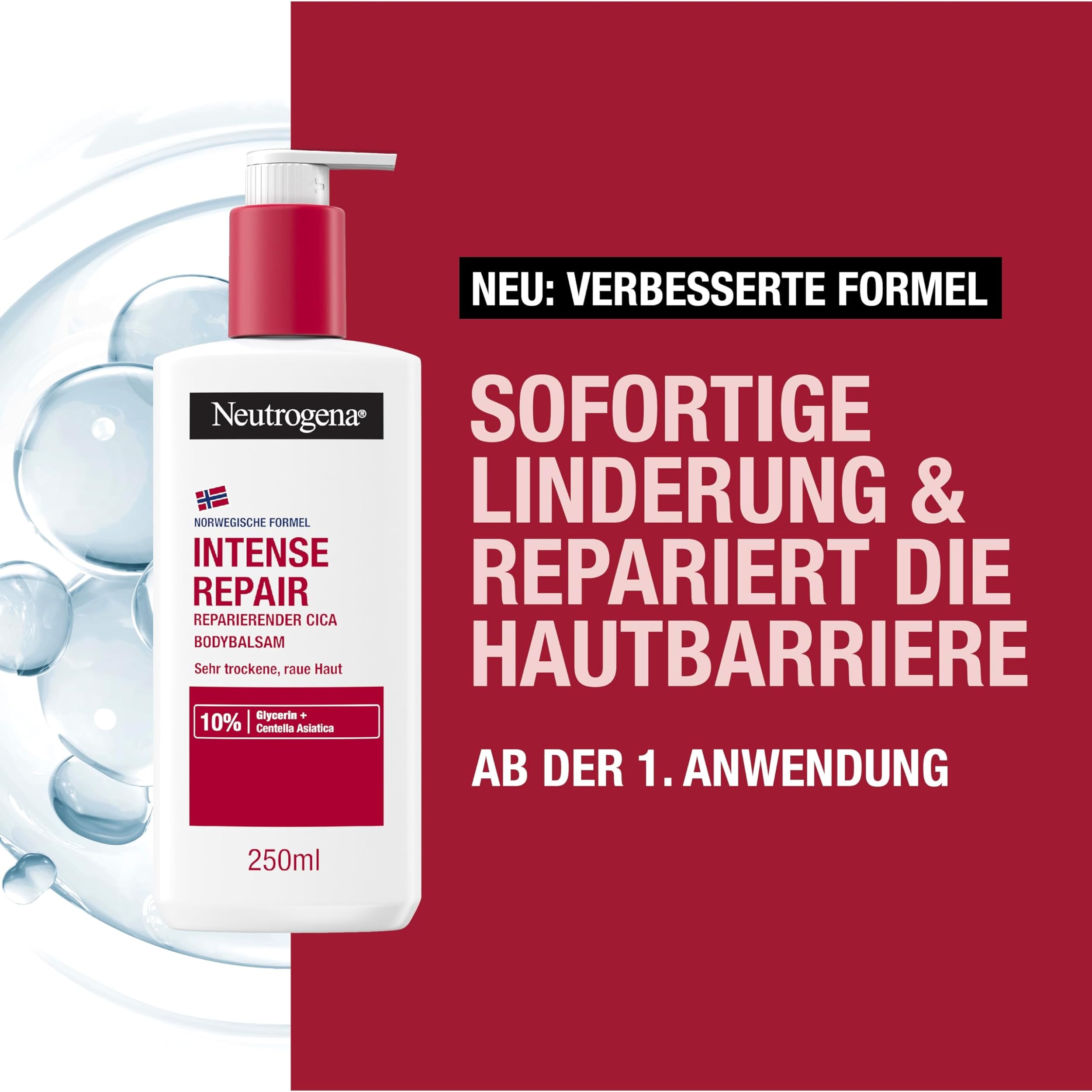 Neutrogena Norwegian Formula Intense Repair CICA 250ml - slika 2