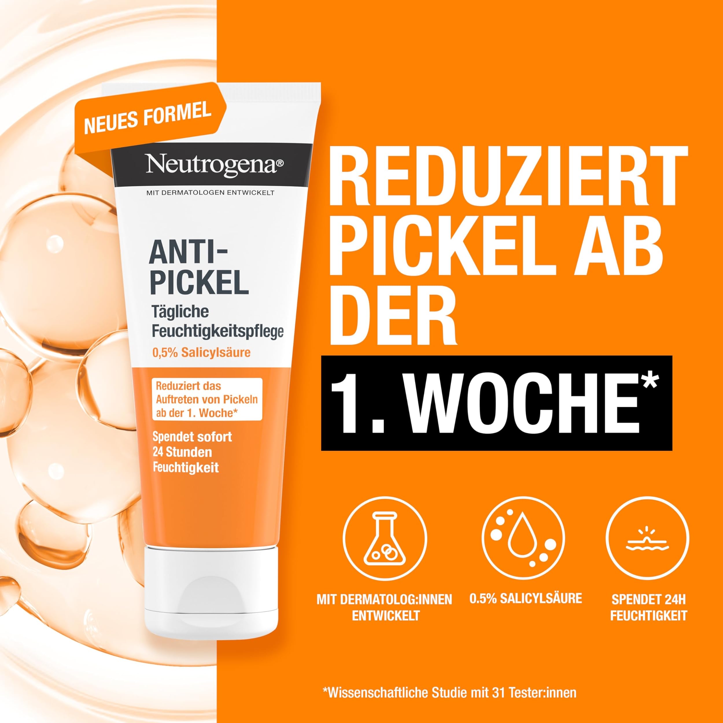 Neutrogena Anti-Pickel Feuchtigkeitspflege 50ml - slika 2